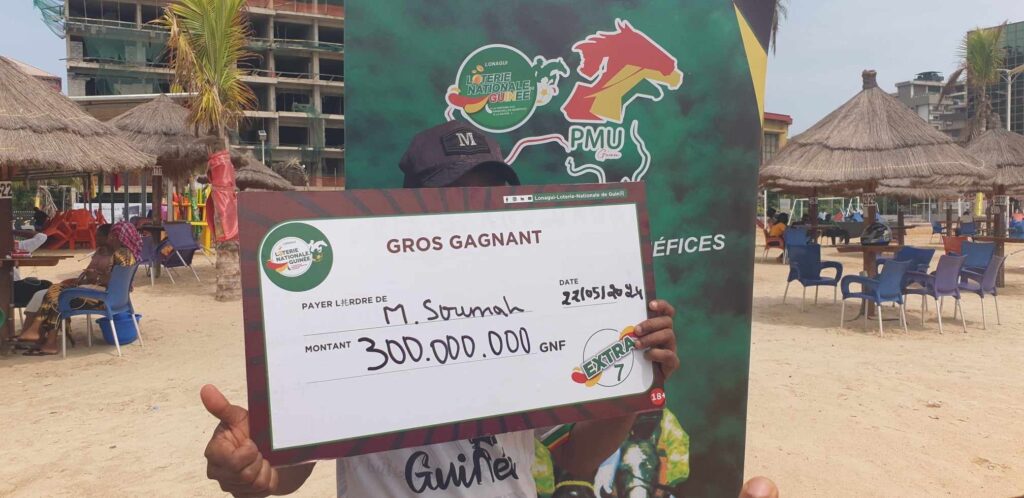 Conakry: un parieur de la cimenterie rafle 300 millions fg GNF
