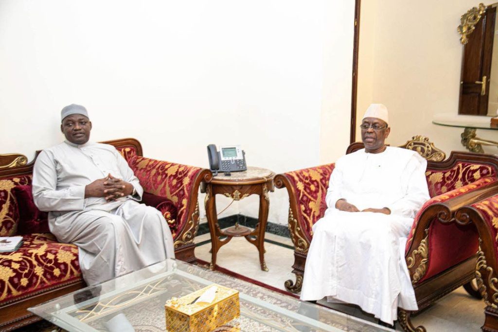 Candidature au Secrétariat général de l’ONU : le Président gambien Adama Barrow reçoit Macky Sall