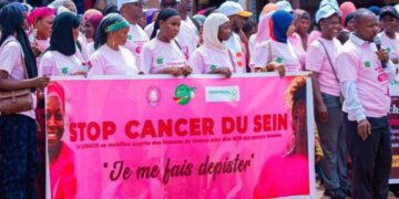 Mamou : la lutte contre le cancer du sein au cœur d’une mobilisation de la LONAGUI et du RENAFERGUI